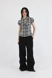 Pimp frill short sleeve shirt