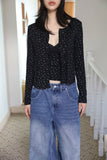 Floral lace sleeveless cardigan set
