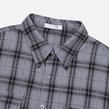Le Pigment Dyeing Check Shirt