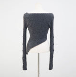 Smith's Unbalanced Slit Knit