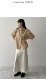 Gente Two Pocket See-Through Blouse