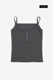 Zelia henley ribbed top