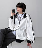Keria Waffle Track Zip-up