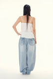 Moa square strap blouse