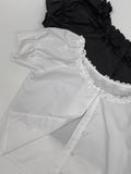 [Short sleeve ver.] Beans Off-Shoulder Crop Blouse