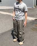 Back Printing Nylon Banding Pants