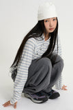 Loop stitch jersey beanie cap