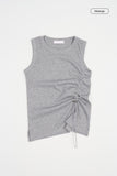 Tori string shirring sleeveless