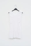(W) June Shirring Sleeveless