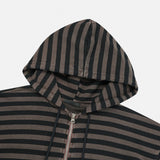 Cole Cropped Dyeing Zip Hoodie
