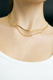 Melrose Double Chain Necklace