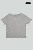 Ribbon unbalanced t-shirt