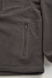 Fine overfit fleece jacket