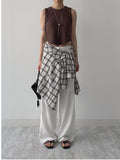 Waffle Round Sleeveless
