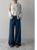 Torre Stripe See-Through Loose Fit Shirt