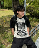 Port raglan short sleeve t-shirt