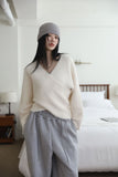 Fluffy Angora Wrap Knit