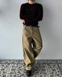 Slim Henley Knit