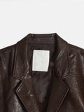 Dustin Leather Blazer