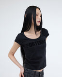 U-NECK LOGO T-SHIRT