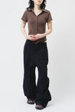 (W) Grimes Linen Collar Top