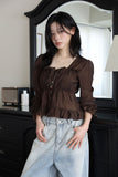 Frill Smoke Autumn Blouse