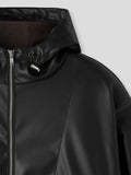 Ball Leather Hooded Jumper