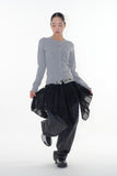 Angel unbalanced skirt