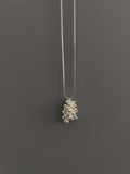 Birch drop layered necklace
