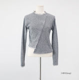 Use Unbalanced Layered Cardigan