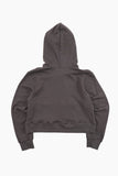 Round rivet sweat hoodie
