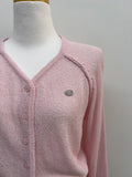 Mu Symbol Raglan V-neck Cardigan