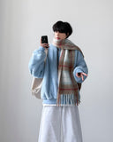 Azir Wool Check Muffler