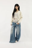 Crop Care Knitting Cardigan