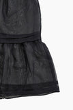 Moniz sheer midi skirt