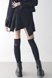 Tall Unbalanced Suede Skirt
