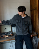 Pigment Pocket Hooded Cardigan