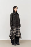 (W) Netty Checked Skirt
