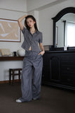 Muir Stud Pintuck Slacks