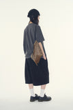 Melta leopard drawstring bag
