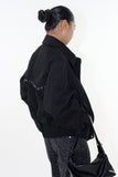 Parts back-stud bomber jacket