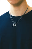 【AG X JOSILVER】Triangle Ruler Necklace - Turquoise
