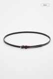 Link studded skinny belt