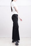 Benny Ribbon Pocket Straight Pants