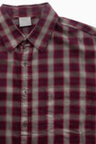 Grid vintage washed check shirt