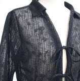 Muka Rose See-Through Cardigan