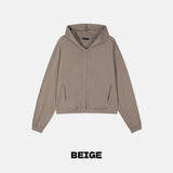 Rome Cropped Zip Hoodie