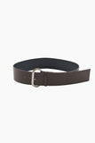 Bold leather belt