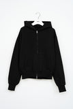 Jeff Cropped Zip Hoodie