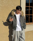 Laurent Raccoon Bomber Padding